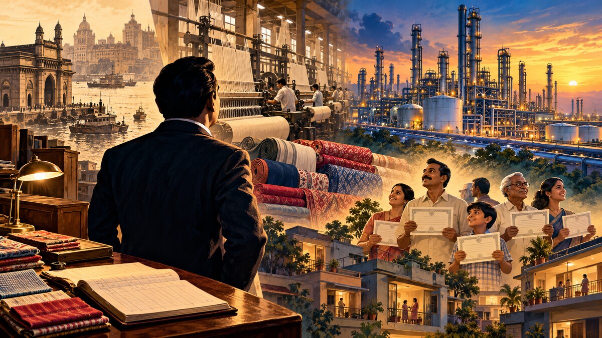 Editorial journey from a modest yarn-trading office to textile manufacturing, public shareholders and an integrated petrochemical complex