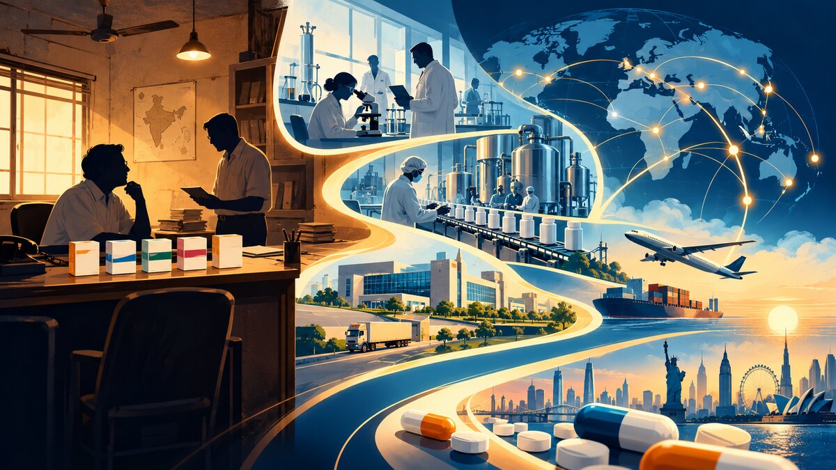 Editorial journey from five medicine boxes and a small two-person office to research laboratories and a global pharmaceutical network