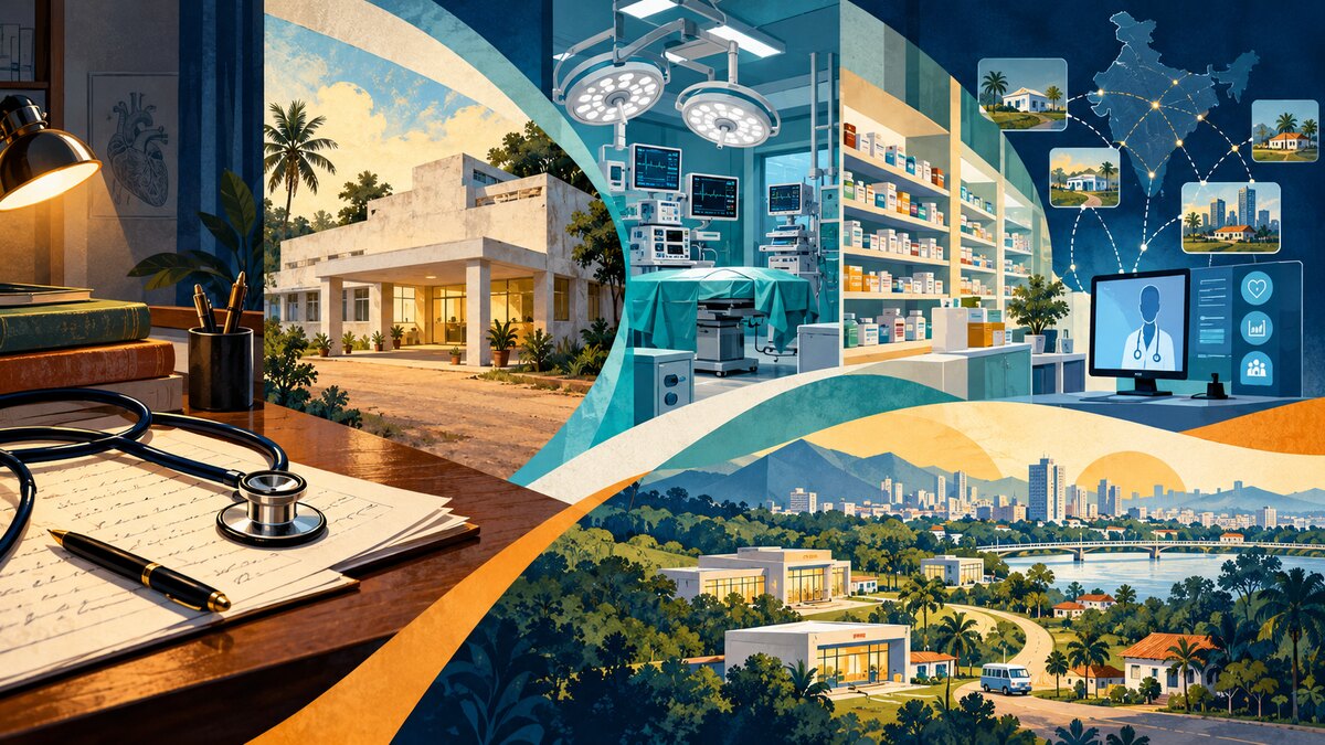 Editorial journey from a cardiologist’s desk to a 1983 Chennai hospital, modern surgery, pharmacy and telemedicine network